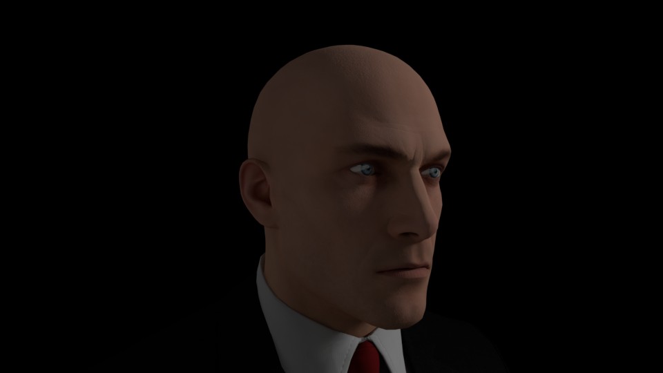 Agent 47 / Hitman | Fully Rigged and textured preview image 2